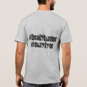 Brain Tumor Survivor (Unisex) T-shirt (Achterkant)