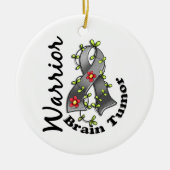 Brain Tumor Warrior 15 Keramisch Ornament (Voorkant)