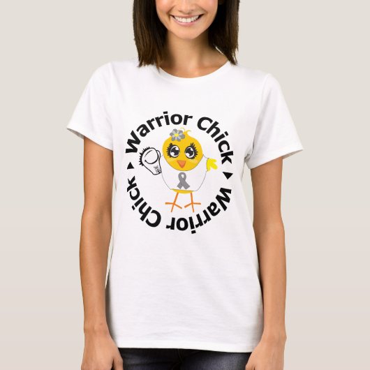 Brain Tumor Warrior Chick T-shirt (Voorkant)