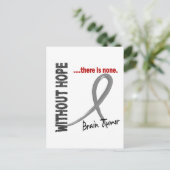 Brain Tumor zonder Hope 1 Briefkaart (Staand voorkant)