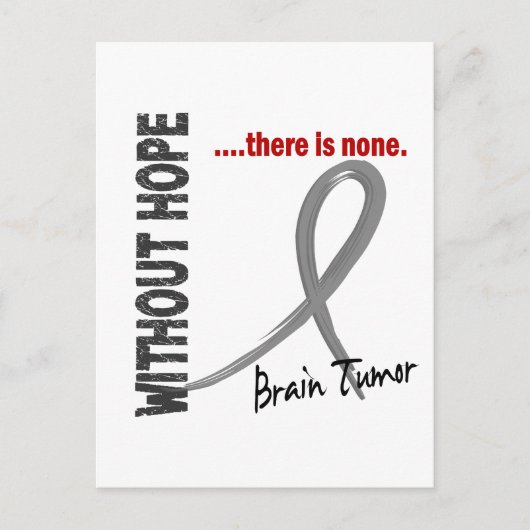 Brain Tumor zonder Hope 1 Briefkaart (Voorkant)