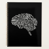 Brain Typografie RN Neurowetenschap Planner (Voorkant)