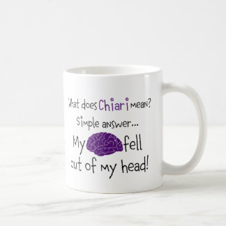 Brain viel uit koffiemok