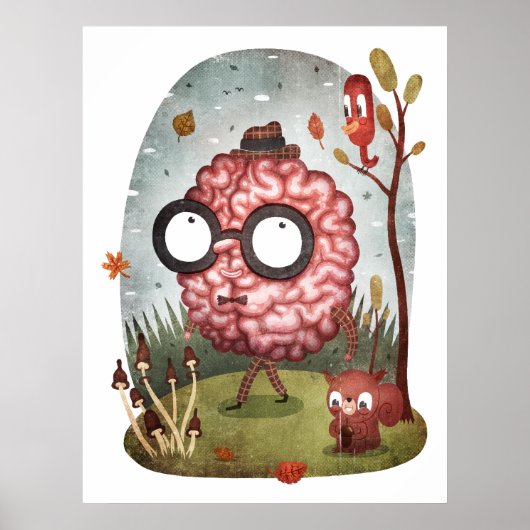 Brain Walk Poster (Voorkant)
