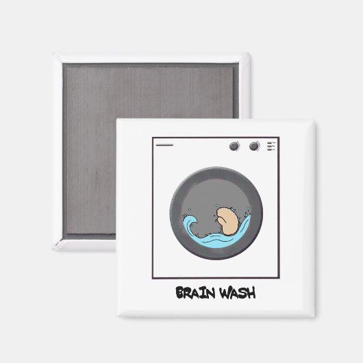 Brain Wash Magnet (Voorkant / Achterkant)