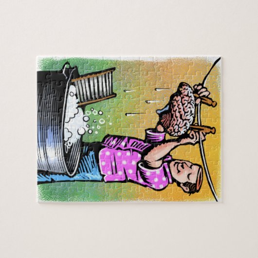 Brain Washing Puzzle Legpuzzel (Horizontaal)