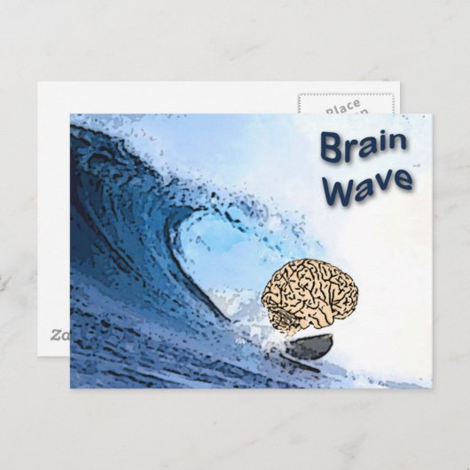 Brain Wave Briefkaart (Voorkant / Achterkant)