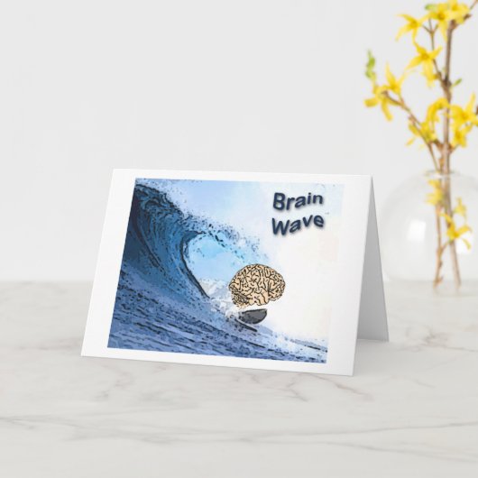 Brain Wave Kaart (Gele Bloem)