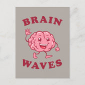Brain Waves Briefkaart (Voorkant)