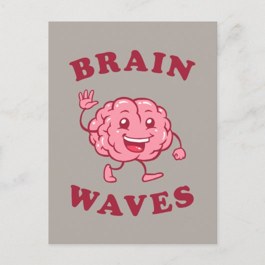 Brain Waves Briefkaart (Voorkant)