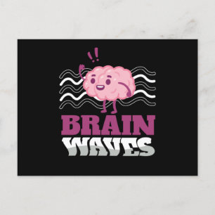 Brain Waves Neurology Science Briefkaart