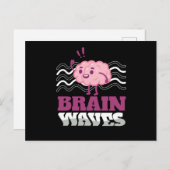 Brain Waves Neurology Science Briefkaart (Voorkant / Achterkant)