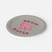 Brain Waves Papieren Bordje (Gekanteld)
