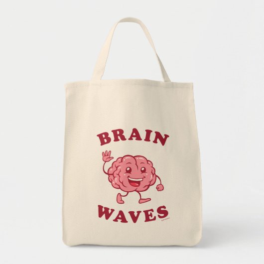 Brain Waves Tote Bag (Voorkant)
