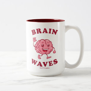 Brain Waves Tweekleurige Koffiemok