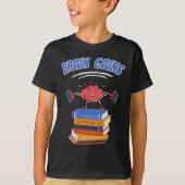 Brain Wins Reading Teacher Book Lover Terug naar S T-shirt (Voorkant)