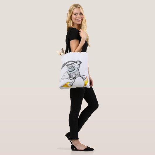 BrainBot Tote Bag (Op model)