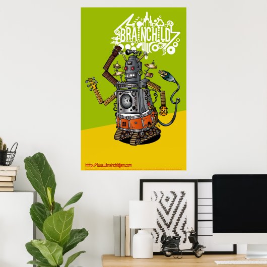 Brainchild Robot Poster (Thuiskantoor)