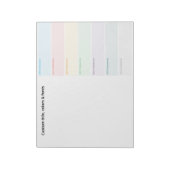 Braindump Aangepast BEWERKBAAR minimalistisch 7-da Notitieblok (Linkerzijde)