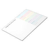 Braindump Aangepast BEWERKBAAR minimalistisch 7-da Notitieblok (Schuin)