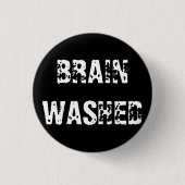 BRAINEAFVALSTOFFEN RONDE BUTTON 3,2 CM (Voorkant)