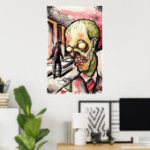 "Braineaters" Poster (Thuiskantoor)