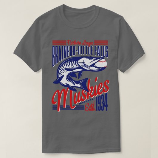 Brainerd Kleine Herfsten Muskies T-shirt (Design voorkant)