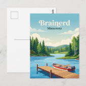 Brainerd, Minnesota Briefkaart (Voorkant / Achterkant)