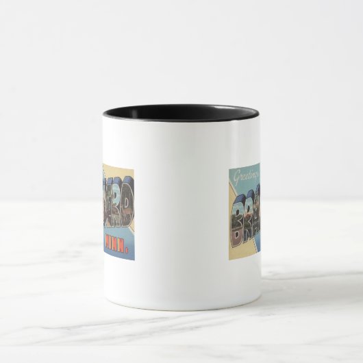 Brainerd, Minnesota - Grote lettertjes Mok (Midden)