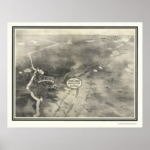 Brainerd, MN Panoramic Map - 1914 Poster