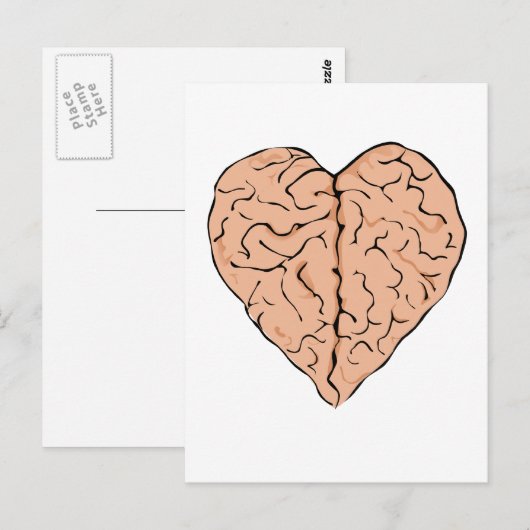 Brainheart Briefkaart (Voorkant / Achterkant)