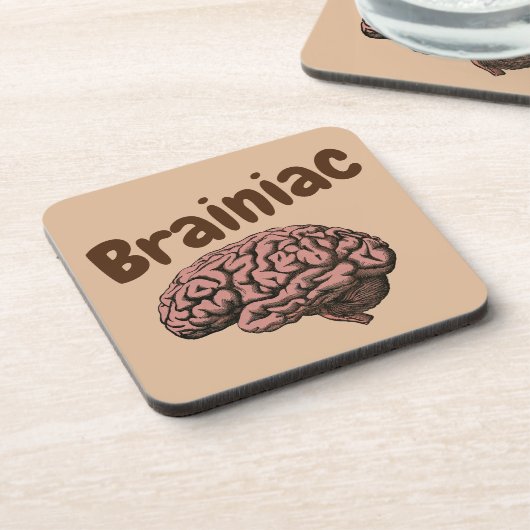 Brainiac Beverage Coaster Bier Onderzetter (Linkerzijde)