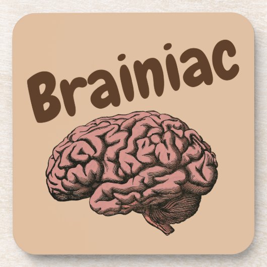 Brainiac Beverage Coaster Bier Onderzetter (Voorkant)