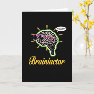 Brainiactor Zwart BG Verticaal Kaart