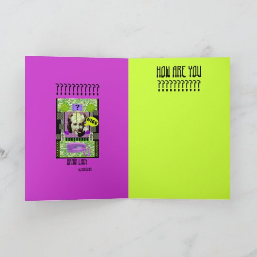 BRAINLADY WENSKAART KAART (Binnen)