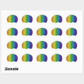 Brainleboog Ronde Sticker (Vel)