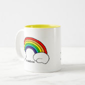Brainleboog Tweekleurige Koffiemok (Voorkant links)