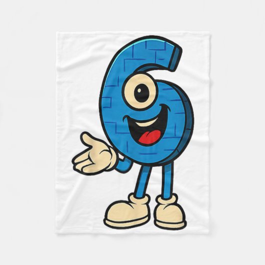 Brainrot 67 Meme Zes Zeven 6-7 Grappige Internetgr Fleece Deken (Voorkant)