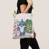 Brainrot Best Friends Squad Tote Bag (Dichtbij)