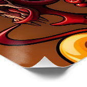 Brainrot - Ken Gage Surrealistische Kunst Perfect Poster (Hoek)