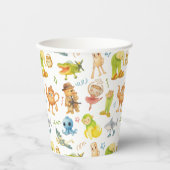 Brainrot Meme Birthday Party Papieren Bekers (Voorkant)