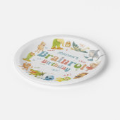 Brainrot Meme Birthday Party Papieren Bordje (Gekanteld)