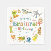 Brainrot Meme Birthday Party Servet (Voorkant)