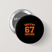Brainrot Meme Jongens Kids 67 Dit Is Mijn Hallowee Ronde Button 5,7 Cm (Voorkant /achterkant)