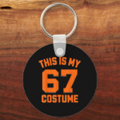Brainrot Meme Jongens Kinderen 67 Dit is Halloween Sleutelhanger (Voorkant)