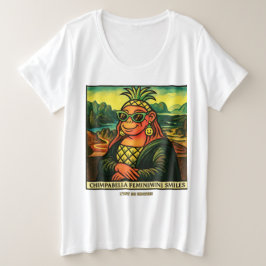 Brainrot POP Chimpabella Feminimini Glimlacht Grote Maat T-shirt
