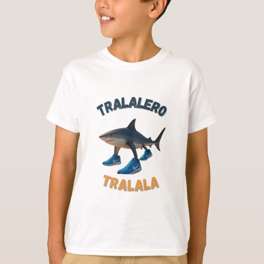 BrainRots TralaleroTralala-The Three-Legged Shark T-shirt (Voorkant)