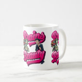 Brains & Beauty – Zombie Humor Design Koffiemok (Voorkant rechts)