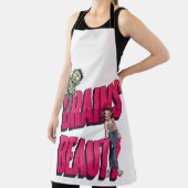 Brains & Beauty – Zombie Humor Design Schort (Insitu)