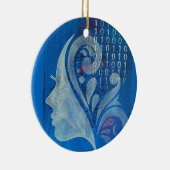 Brains & Bytes Keramisch Ornament (Rechts)